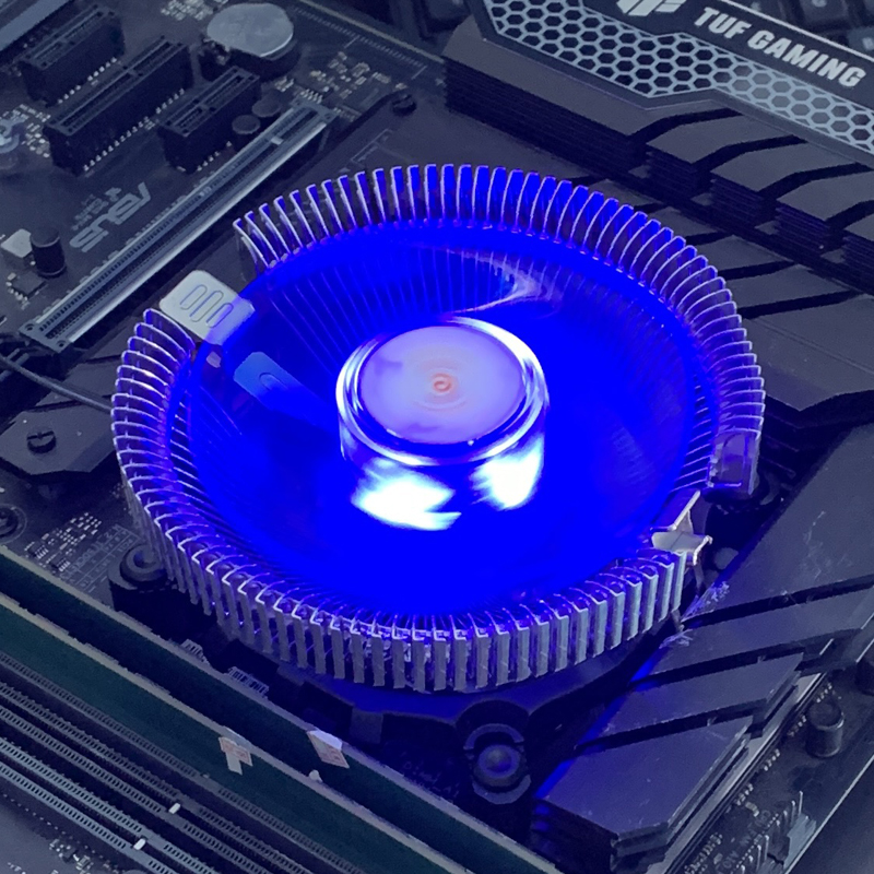 CPU Air Cooler Computer Blue L - Cpu Heatsink 评论和价格