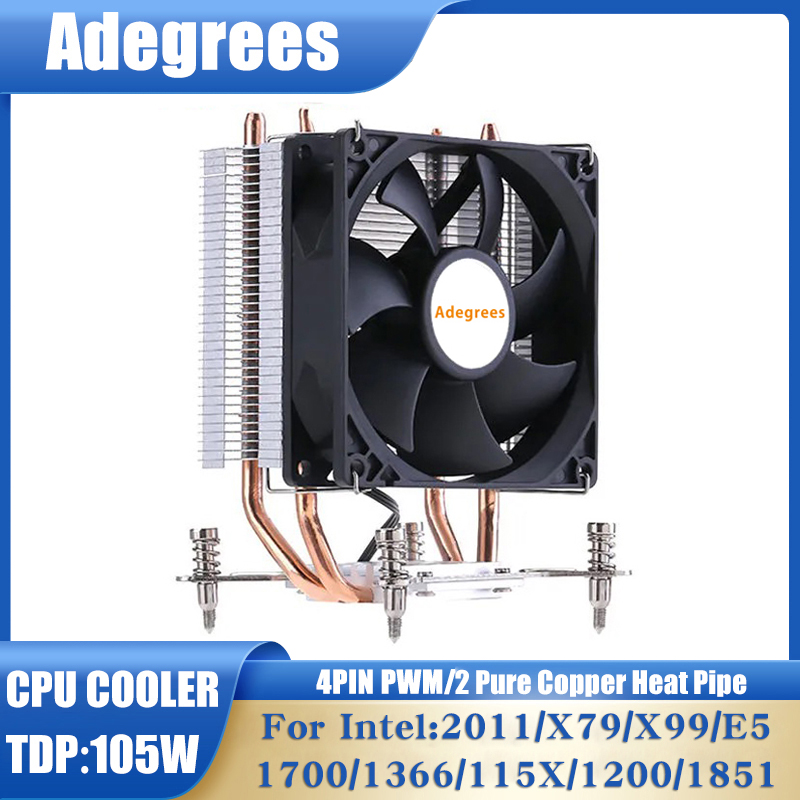 2Heat Pipes X99 CPU Air Cooler - Cpu Heatsink 评论和价格