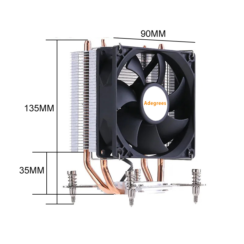 2Heat Pipes X99 CPU Air Cooler - Cpu Heatsink 评论和价格