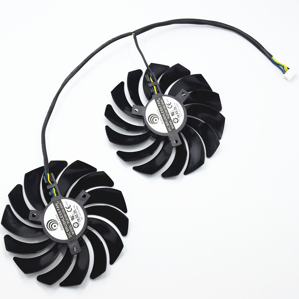 2Pcs 95mm PLD10010S12HH Video  - Cpu Cooler 评论和价格