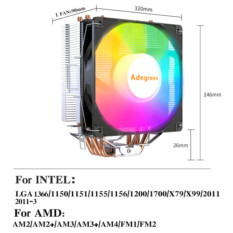 X99 Tower CPU Cooler 4 Heatpip - Cpu Cooler 评论和价格
