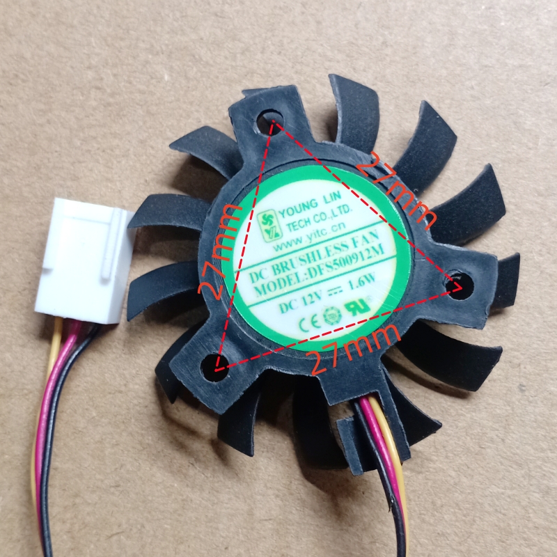1PC New for DFS500912L DFS5009 - Cpu Fan 评论和价格