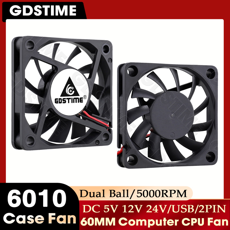 GDSTIME 60mm Fan 24V 12V Fan 6 - Gpu Cooler 评论和价格