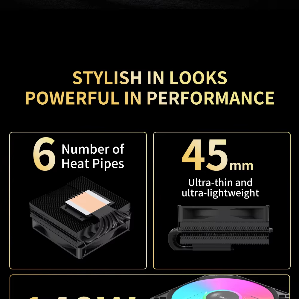 UPSIREN ITX90V6 X45 CPU Air Co - Cpu Heatsink 评论和价格